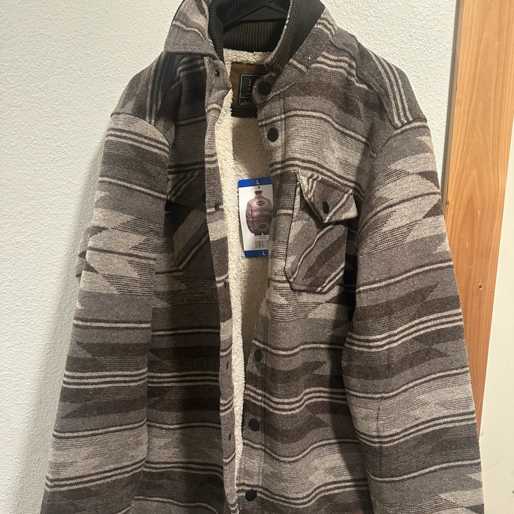b new york Brown and Cream Jacket